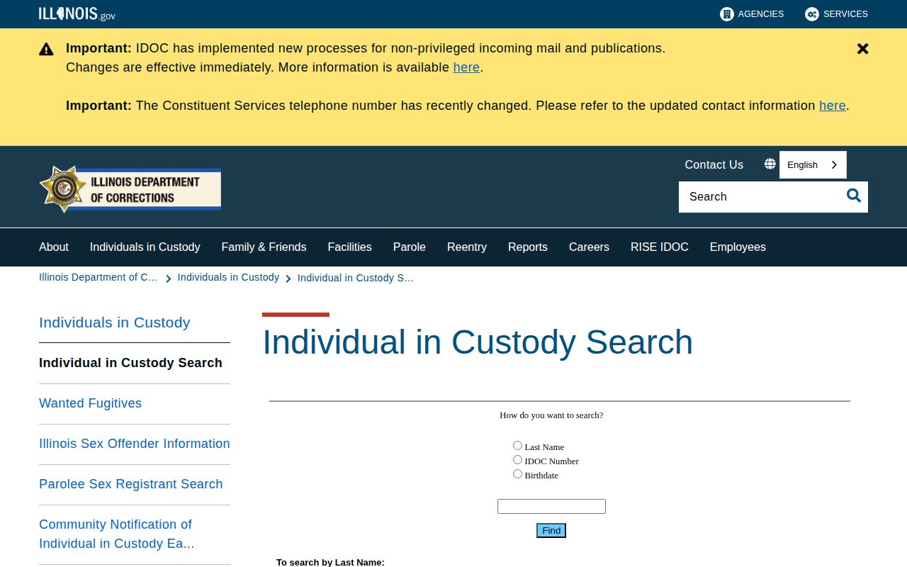 Mason County released inmates IDOC offender search